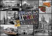 Okładka książki Puzzle 1000 Amsterdam - kolaż TREFL