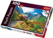 Okładka książki Puzzle 500 Jesienne Tatry TREFL