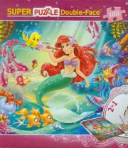 Opakowanie Puzzle dwustronne + mazaki 108 Mała Syrenka