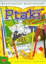 Okładka książki Realistyczne kolorowanki - Ptaki ALEX