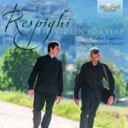 RESPIGHI: VIOLIN SONATAS. Autor: Fabio Paggioro, Massimiliano Ferrati. Dadada.pl Okładka książki RESPIGHI: VIOLIN SONATAS