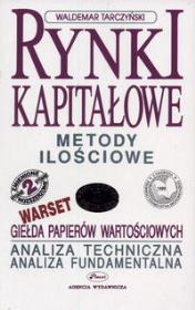 Rynki kapitałowe cz.I.  Metody ilościowe. Autor: Tarczyński Waldemar. Dadada.pl Okładka książki Rynki kapitałowe cz.I.  Metody ilościowe