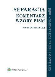 Okładka książki Separacja Komentarz Wzory pism