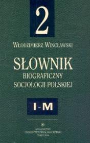 Okładka książki Słownik biograficzny socjologii polskiej t.2