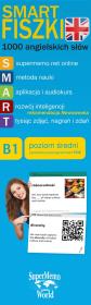 SMART Fiszki 1000 angielskich słów B1. Wydawca: SuperMemo World. Dadada.pl Opakowanie SMART Fiszki 1000 angielskich słów B1
