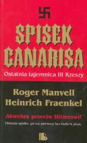Spisek Canarisa. Autor: Manvell Roger, Fraenkel Heinrich. Dadada.pl Okładka książki Spisek Canarisa