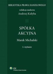 Spółka akcyjna. Autor: Michalski Marek. Dadada.pl Okładka książki Spółka akcyjna