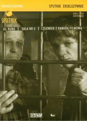 Sputnik ekskluzywnie / Ja, Kuba / Sala nr 6 / Człowiek z kamerą filmową. Autor: Jewgienij Jewtuszenko, Aleksandr Borodianskij, Dżiga Wiertow. Dadada.pl Okładka książki Sputnik ekskluzywnie / Ja, Kuba / Sala nr 6 / Człowiek z kamerą filmową