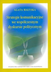Okładka książki Strategie komunikacyjne we współczesnym dyskursie politycznym