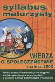 Opakowanie Syllabus maturzysty   Wiedza o społeczeństwie, matura 2002