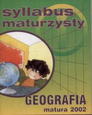 Opakowanie Syllabus maturzysty Geografia