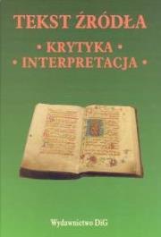 Opakowanie Tekst źródła Krytyka Interpretacja