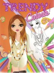 Okładka książki Trendy model - Colur (czerwona)