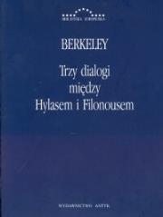 Trzy dialogi między Hylasem i Filonousem. Autor: Berkeley George. Dadada.pl Okładka książki Trzy dialogi między Hylasem i Filonousem