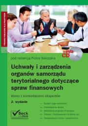 Opakowanie Uchwały i zarządzenia organów samorządu terytorialnego dotyczące spraw finansowych z płytą CD