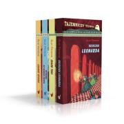 Okładka książki Ucieczka Leonarda / Skarb Troi / Wyprawa do Nowego Świata / Czarny Rycerz