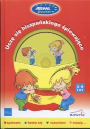 Okładka książki Uczę się hiszpańskiego śpiewająco 3-5 lat NOWELA