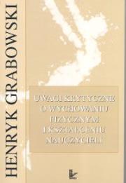 Okładka książki Uwagi krytyczne o wychowaniu fizycznym i kształceniu nauczycieli