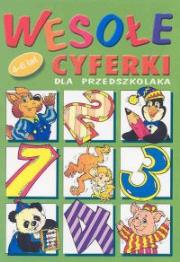 Okładka książki Wesołe cyferki 4-6 lat