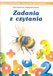 Zadania z czytania SP klasa 1-3. Autor: Olejniczak Zofia, Stępień Małgorzata. Dadada.pl Okładka książki Zadania z czytania SP klasa 1-3