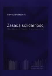 Zasada solidarności. Autor: Dobrzański Dariusz. Dadada.pl Okładka książki Zasada solidarności