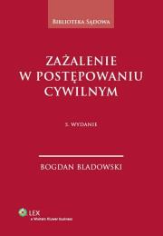 Okładka książki Zażalenie w postępowaniu cywilnym