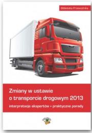 Opakowanie Zmiany w ustawie o transporcie drogowym 2013