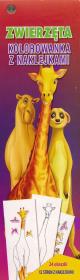Okładka książki Zwierzęta. Kolorowanka z naklejkami