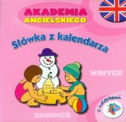 Akademia angielskiego. Słówka z kalendarza FK. Autor: Magdalena Chrzanowska (oprac.). Dadada.pl Okładka książki Akademia angielskiego. Słówka z kalendarza FK