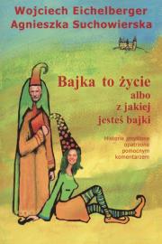 Bajka o życie albo z jakiej jesteś bajki. Autor: Wojciech Eichelberger, Agnieszka Suchowierska. Dadada.pl Okładka książki Bajka o życie albo z jakiej jesteś bajki