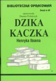 Biblioteczka opracowań nr 065 Dzika Kaczka. Autor: Danuta Polańczyk. Dadada.pl Okładka książki Biblioteczka opracowań nr 065 Dzika Kaczka