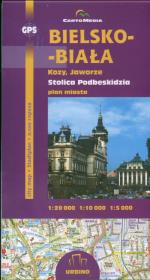 Bielsko-Biała Plan miasta 1:20 000, 1: 10 000, 1: 5 000. Autor:   Praca zbiorowa. Dadada.pl Okładka książki Bielsko-Biała Plan miasta 1:20 000, 1: 10 000, 1: 5 000