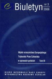 Opakowanie Biuletyn Biuro Informacji Rady Europy 2/2008