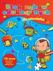 Okładka książki Blok zabaw edukacyjnych dla czterolatka