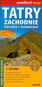 Okładka książki Comfort! map Tatry Zach Pol i Słow 1:30 000