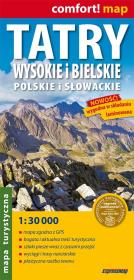 Okładka książki Comfort!map Tatry Wys i Biel, Pol i Sł 1:30 000