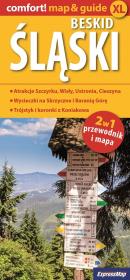 Comfort!map&guide Beskid Śląski 2 w 1. Autor: Praca zbiorowa. Dadada.pl Okładka książki Comfort!map&guide Beskid Śląski 2 w 1