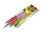 Opakowanie Długopisy żelowe fluorescencyjne 4 kolory