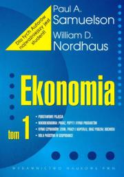 Ekonomia t.1. Autor: Paul A. Samuelson, William D. Nordhaus. Dadada.pl Okładka książki Ekonomia t.1