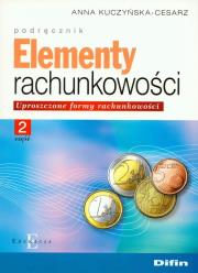 Okładka książki Elementy rachunkowości cz.2 DIFIN