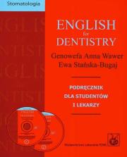 Okładka książki English for dentistry + CD