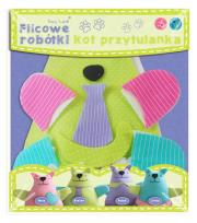 Okładka książki Filcowe Robótki Kot przytulanka Stefan