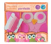 Opakowanie Filcowe Robótki Portfelik sowa - różowy