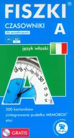 FISZKI język włoski czasowniki A. Wydawca: Cztery Głowy. Dadada.pl Opakowanie FISZKI język włoski czasowniki A