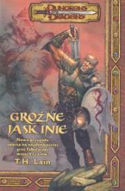 Groźne jaskinie. Autor: Lain T.H.. Dadada.pl Okładka książki Groźne jaskinie