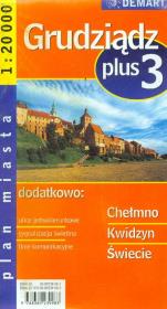 Okładka książki Grudziądz plan miasta