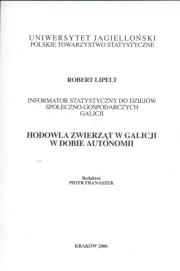 Okładka książki Hodowla zwierząt w Galicji w dobie autonomii