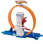 Hot Wheels średni zestaw kaskaderski 360 Wyścig do góry kołami. Wydawca: Mattel. Dadada.pl Opakowanie Hot Wheels średni zestaw kaskaderski 360 Wyścig do góry kołami