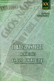 Okładka książki II Rzeczpospolita w twórczości księdza Jana Piwowarczyka