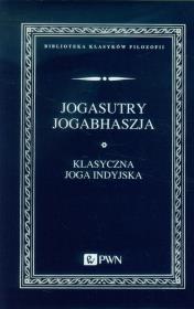 Okładka książki Jogasutry Jogabhaszja. Klasyczna Joga Indyjska